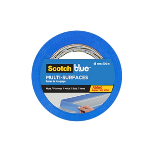 Scotchblue Cinta de Enmascarar - 48mm x 100m - 100% PEFC - Multisuperficie - Color Azul