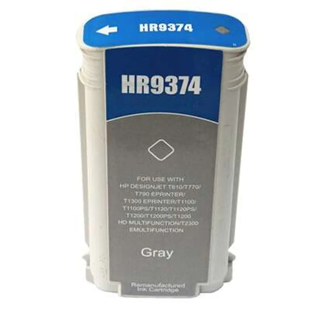 Generico HP 72 Gris Cartucho de Tinta - Reemplaza C9374A 1