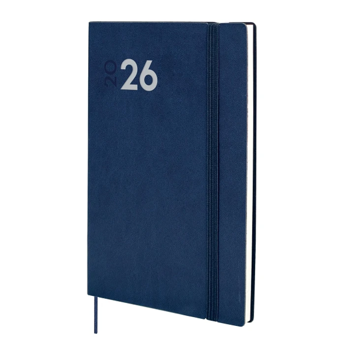Finocam Dynamic Mara Agenda Profesional - Anual 2026 - Tapa Blanda - Cierre con Goma Elastica - Formato Y11 - 169x11x245mm - Semana Vista en Vertical  1