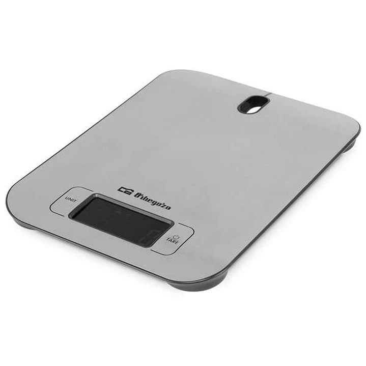 Orbegozo PC 1017 Bascula de Cocina Electronica - Precision y Control en tus Recetas - Capacidad 5kg - Pantalla LCD Retroiluminada - Funcion Tara - Dis 1
