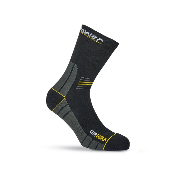 Upower Sturdy Calcetines de Trabajo Tecnicos - Talla S - Comodidad y Alto Rendimiento, Tecnologia PowerFit, Compresion Gradual, Antifatiga, Soporte To 1