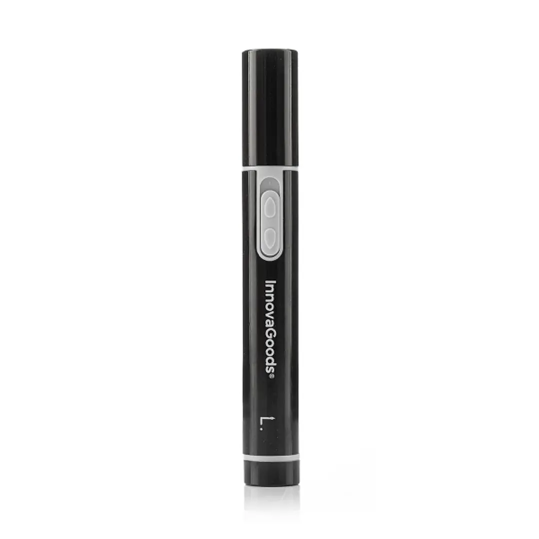 Innovagoods Trimpen Cortapelos para Nariz y Oreja - Velocidad 15000rpm - Inalambrico - Facil Limpieza - 1.4x11.3cm - Color Negro y Gris 1