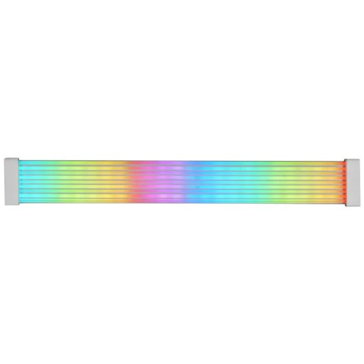 Mars Gaming MCA-16X/MCA-24X Tira de Iluminacion RGB - Efectos Personalizables - Silicona Duradera - Compatible con PCIe y 24 Pines - Bajo Consumo 5V 0 1