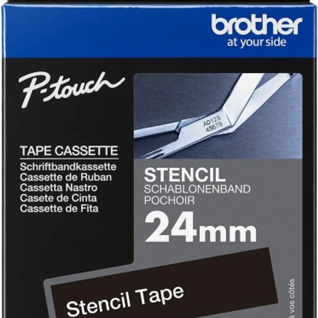 Brother STe151 Cinta de Identificacion Original - Ancho 24mm x 3 metros 1