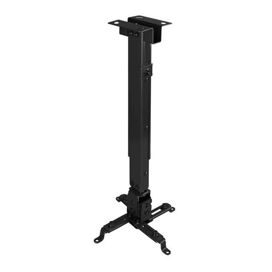 Tooq Soporte Universal de Techo para Proyector - Inclinable y Giratorio - Peso Max 20Kg - Color Negro 1