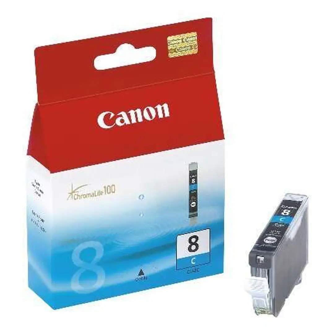 Canon CLI8 Cyan Cartucho de Tinta Original - 0621B001 1
