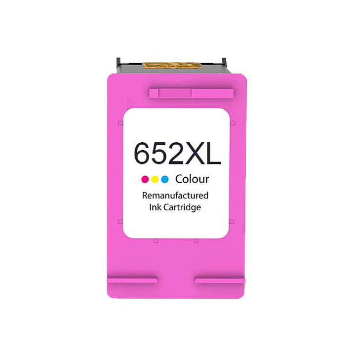 Remanufacturado HP 652XL Color Cartucho de Tinta - Reemplaza F6V24AE 1