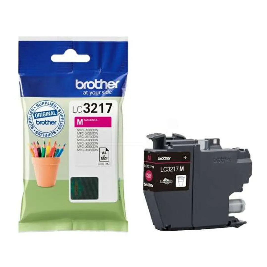 Brother LC3217 Magenta Cartucho de Tinta Original - LC3217M 1