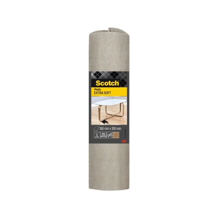 Scotch Almohadilla de Fieltro Adhesiva - Extra Suaves - 300  x 360mm - Color Beige 1