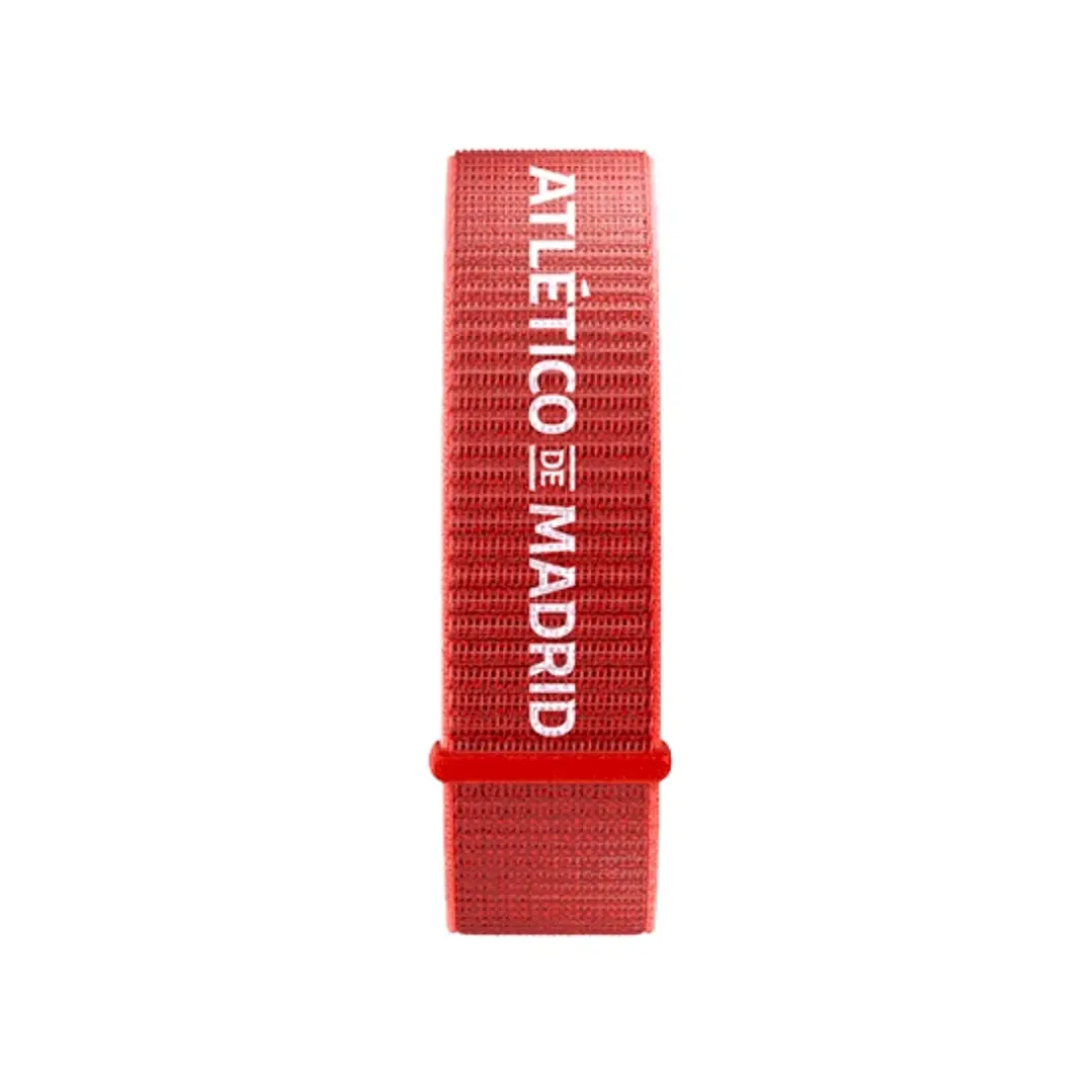 Savefamily Correa de Tela para Savewatch Plus Edicion Atletico de Madrid - Color Roja 1