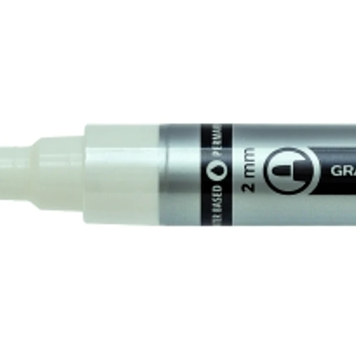 Lyra Mark All Rotulador Permanente - Multisuperficie - Punta Redonda - 2mm - Color Blanco 1