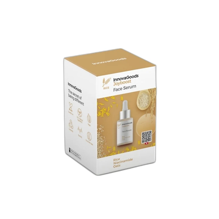 Innovagoods Joyboost Serum Facial de Arroz - Contenido 30ml - Vegano - Uso Diario - No Testado en Animales 1
