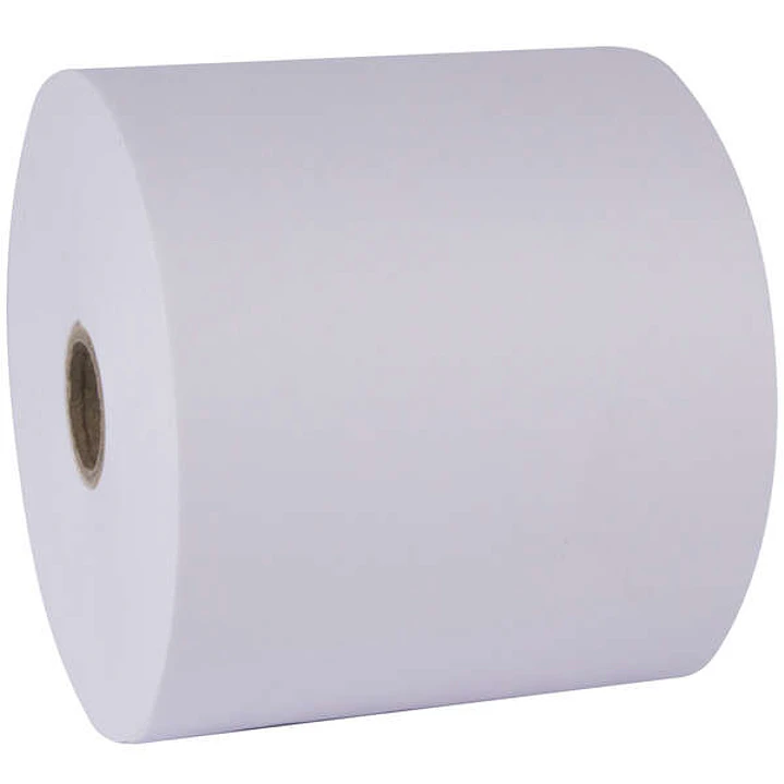 Apli Rollo de Papel Autocopiativo Blanco 75x65x12mm - Sin Necesidad de Carbon - Facil de Usar 1