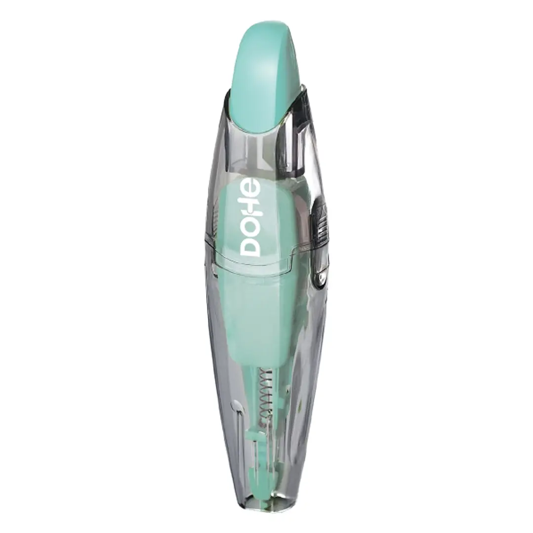 Dohe Serenity Cinta Correctora - 5mm x 6m - Pulsador Retractil - Recargable - Cuerpo Ergonomico - Color Verde 1