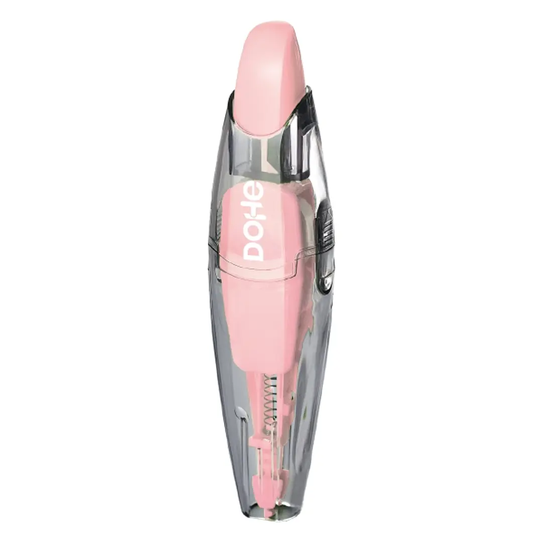 Dohe Serenity Cinta Correctora - 5mm x 6m - Pulsador Retractil - Recargable - Cuerpo Ergonomico - Color Rosa 1