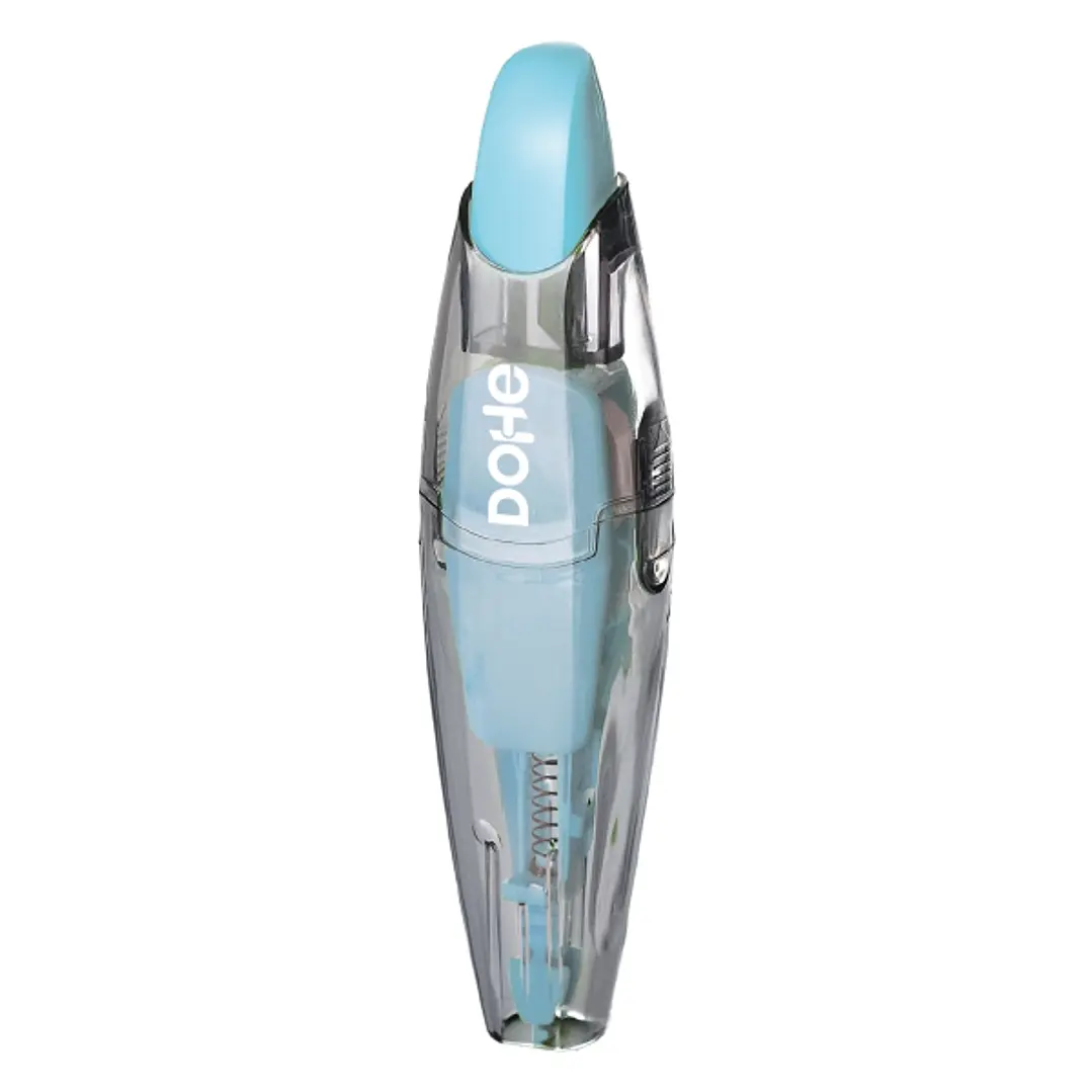 Dohe Serenity Cinta Correctora - 5mm x 6m - Pulsador Retractil - Recargable - Cuerpo Ergonomico - Color Azul 1