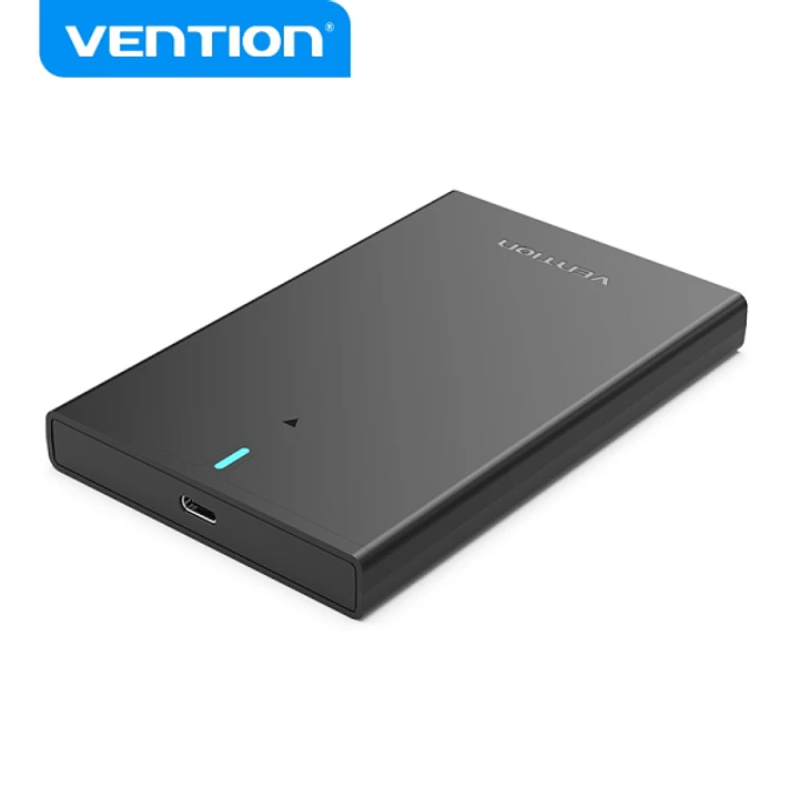Vention Carcasa USB 3.1 Gen 2-C - Transferencia 6 Gbps - UASP y Trim - Modo Suspension - Proteccion ABS - Facil Instalacion - Color Negro 1