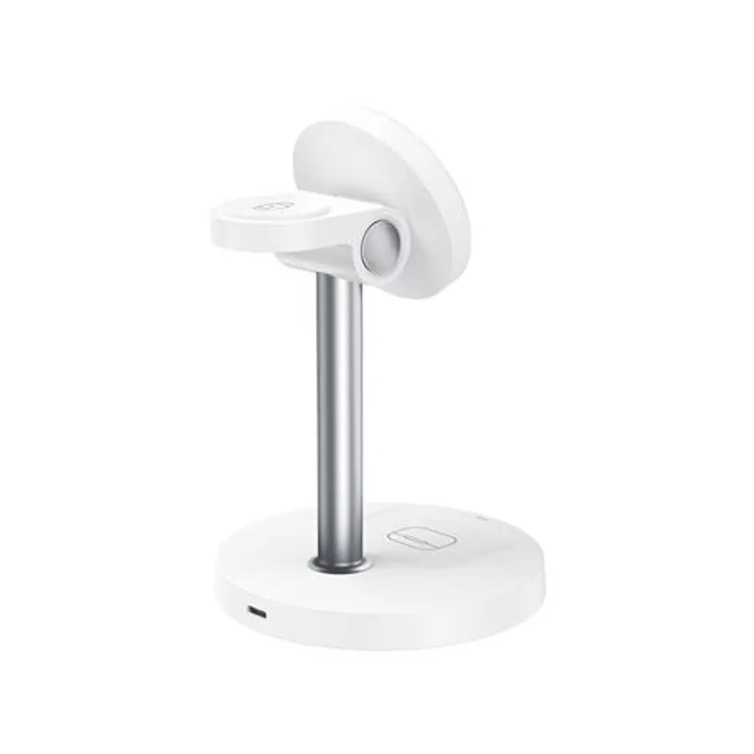 XO CX038 Cargador Inalambrico Magnetico Rapido - 15W - Sujecion Magnetica - Color Blanco 1