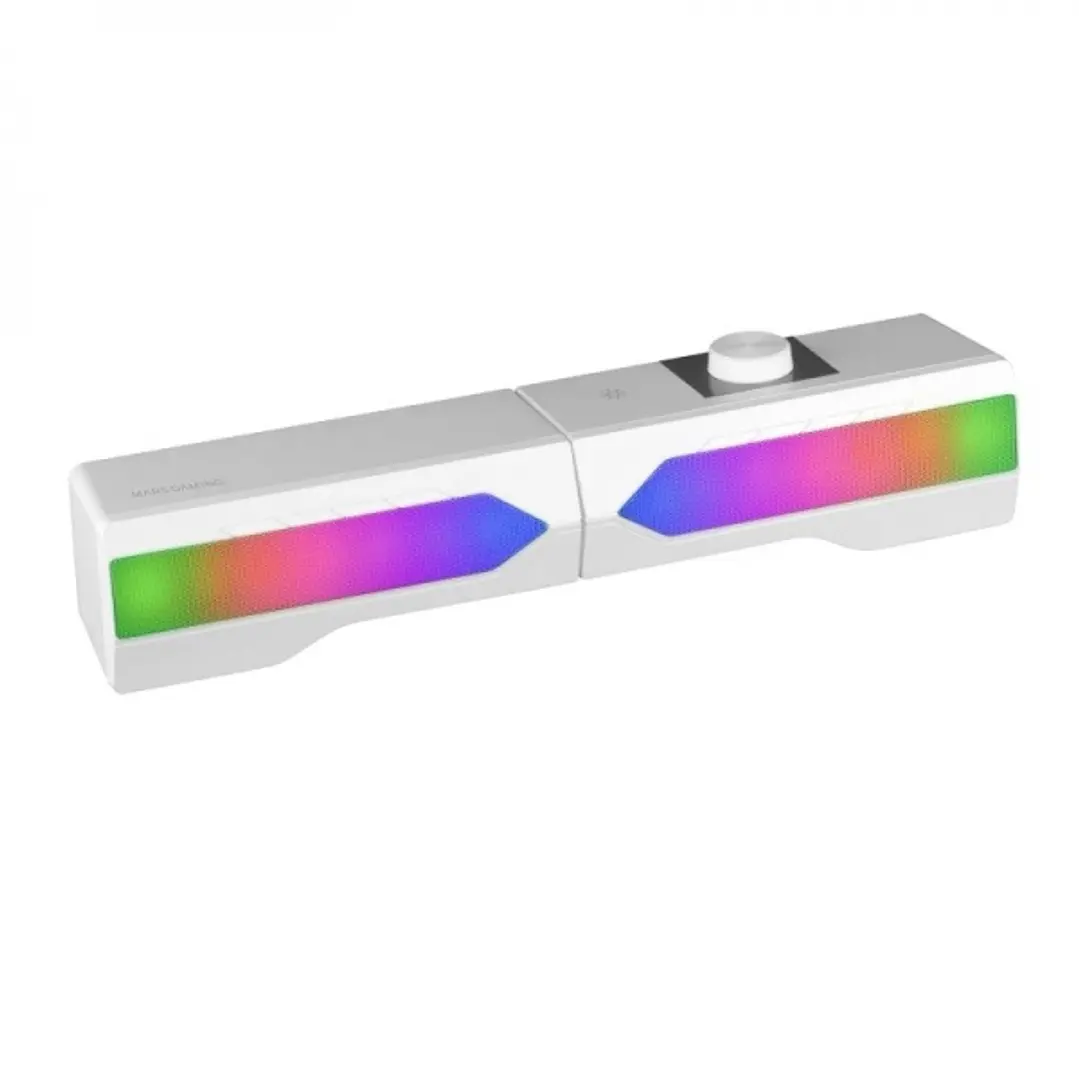 Mars Gaming MSDUO RGB Mesh Sistema de Sonido - Iluminacion RGB - Versatilidad 2 en 1 - Bluetooth 5.0 - Potencia 15W - Sonido DSP y Drivers REFLEX - Co 1