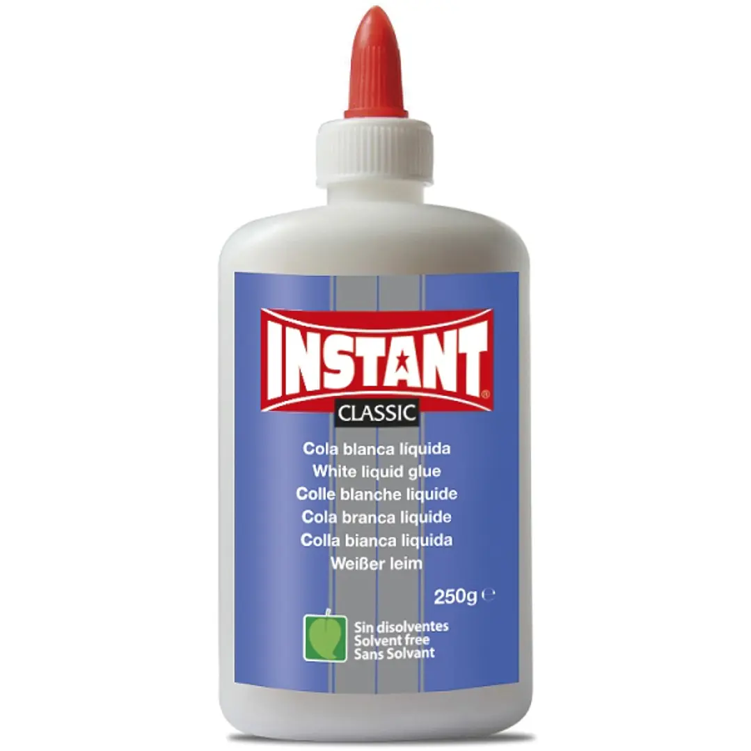 Instant Classic Cola Blanca 250gr - Apto para Uso Infantil y/o Domestico - Sin Disolventes - Color Blanco 1