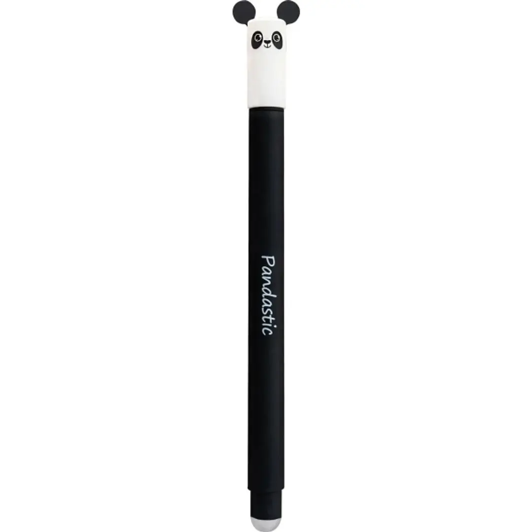 Eberhard Faber Animal Erase It! Boligrafo Borrable Tinta Gel Azul - Trazo 0.7mm - Tacto Soft - Diseño Panda 1