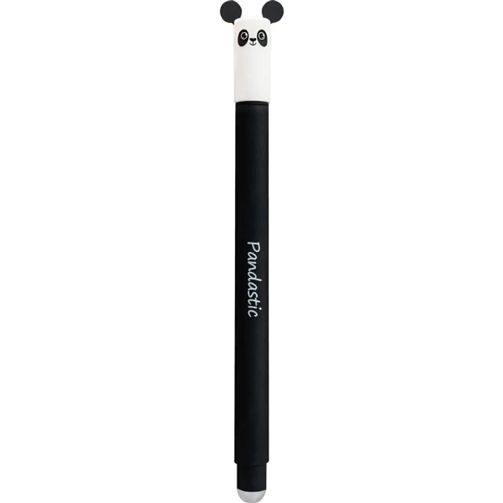Eberhard Faber Animal Erase It! Boligrafo Borrable Tinta Gel Azul - Trazo 0.7mm - Tacto Soft - Diseño Panda 1