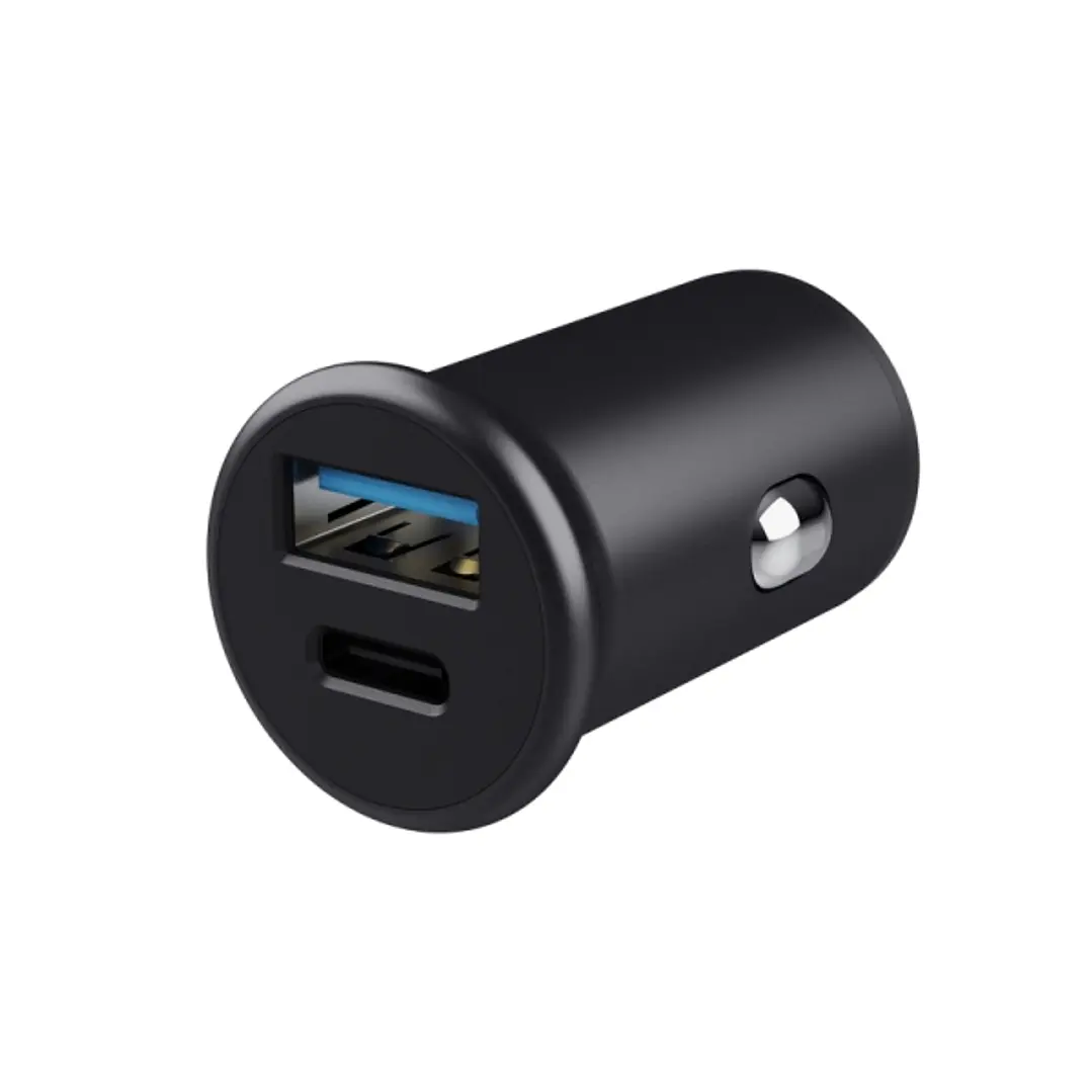 Trust Maxo Cargador de Coche 38W - 2 Puertos de Carga Rapida 38W 1