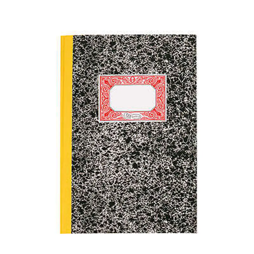 Miquel Rius Cuaderno Cartone Cuentas Corrientes Tamaño Folio Natural 100 Hojas - Cubiertas de Carton Contracolado - Lomo de Tela Engomada Amarillo 1