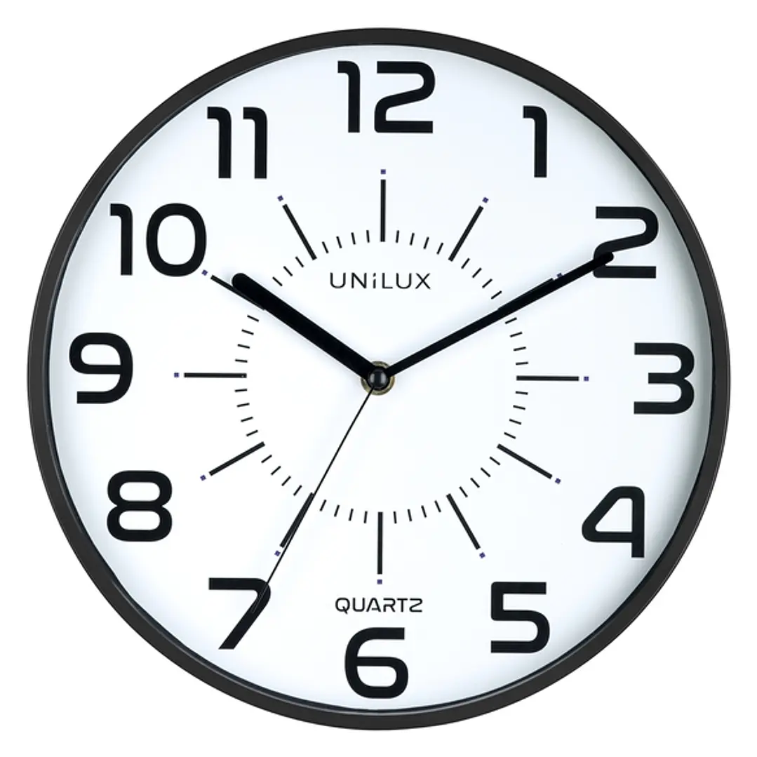 Unilux Reloj Pop - Diseño Moderno y Minimalista - Incluye Pilas - Color Negro 1