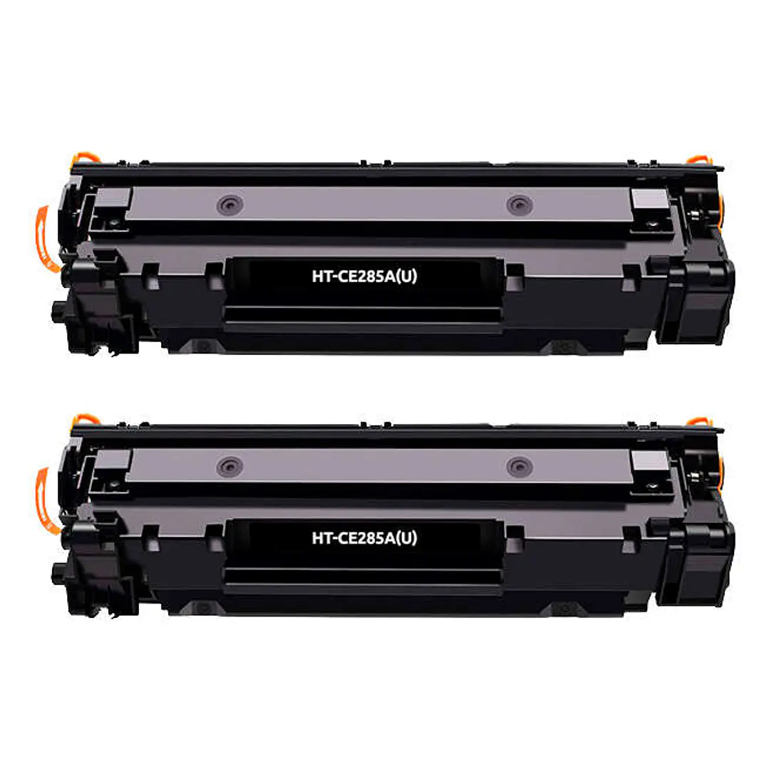 Canon 728/725/712/713/726 Negro Pack de 2 Cartuchos de Toner Genericos - Reemplaza 3500B002/3484B002/1870B002/1871B002/3483B002 1