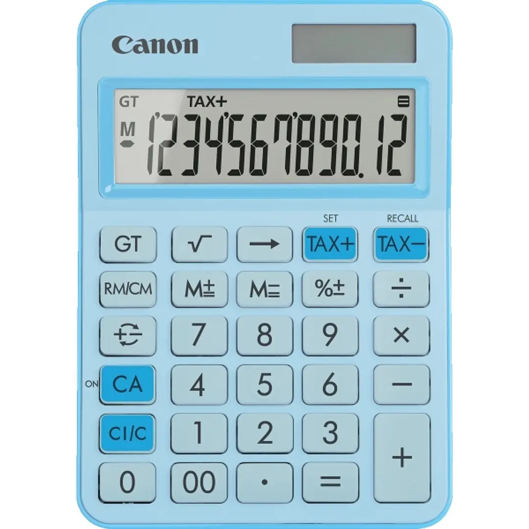 Canon LS-125KB Calculadora de Sobremesa con Pantalla LCD de 12 Digitos - Raiz Cuadrada, Calculo de Constantes, Gran Total, Cambio de Signo etc... - Al 1