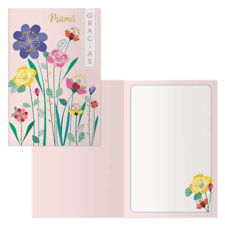 Dohe Pack de 6 Tarjetas de Felicitacion Dia de la Madre - 11.5x17cm - Impresion a Todo Color - Estampaciones con Pelicula de Color - Estampacion en Se 1