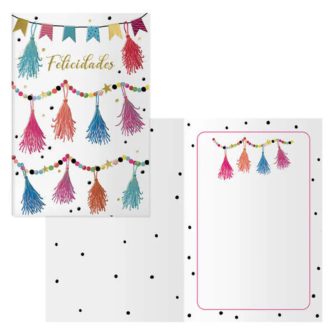 Dohe Pack de 6 Tarjetas de Felicitacion de Cumpleaños - 11.5x17cm - Impresas a Todo Color - Estampaciones con Pelicula de Color - Estampacion en Seco  1