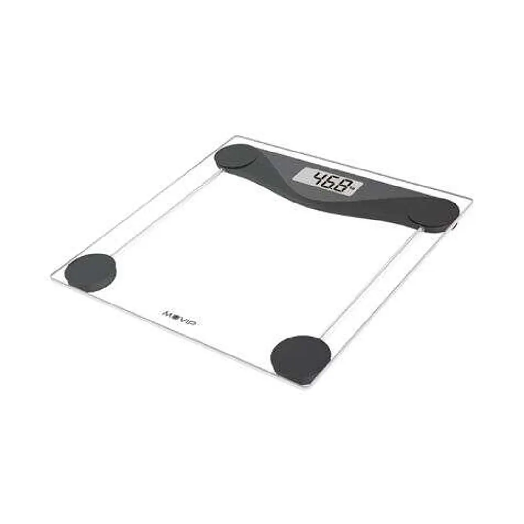 Muvip Bascula Digital de Baño - Cristal Templado - Apagado Automatico - Sensores Alta Precision - Peso Max. 180kg 1
