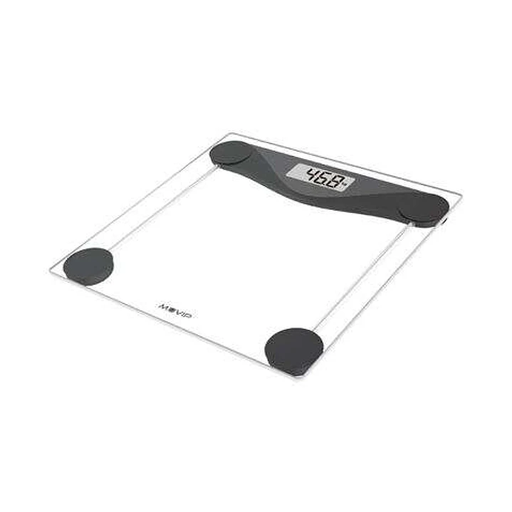 Muvip Bascula Digital de Baño - Cristal Templado - Apagado Automatico - Sensores Alta Precision - Peso Max. 180kg 1