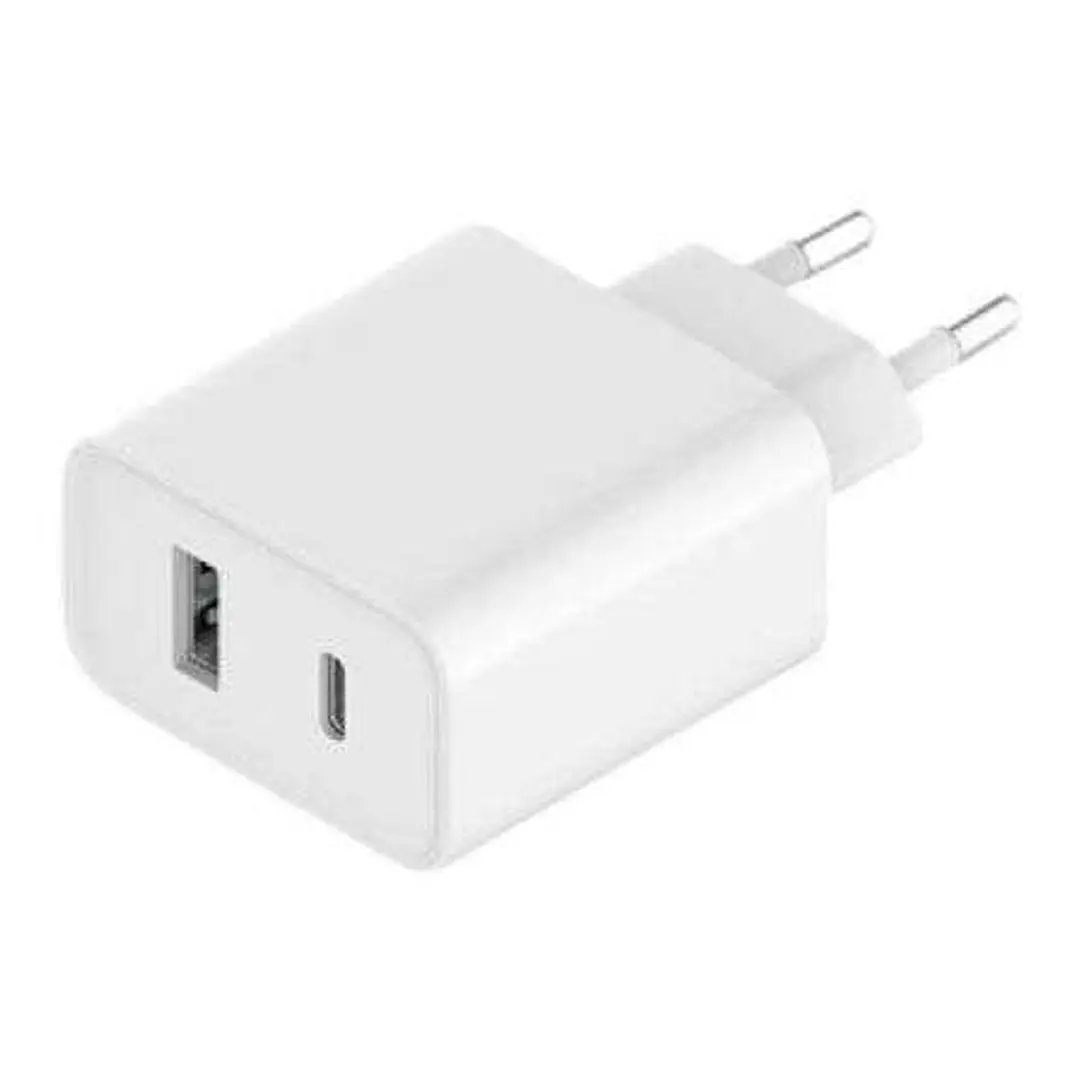 Xiaomi Cargador de Pared para Smartphone 1x USB-C, 1x USB-A 33W - Admite Carga Simultanea - Carga Rapida PD 1