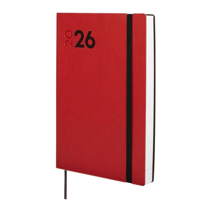 Finocam Dynamic Mara Agenda Profesional - Anual 2026 - Tapa Blanda - Cierre con Goma Elastica - Formato Y10 - 144x22x208mm - 1 Dia por Pagina - Color  1