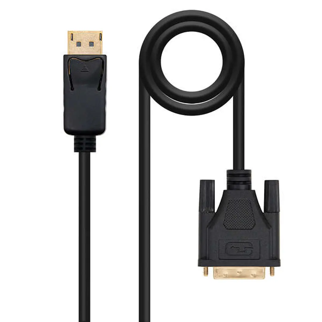 Nanocable Cable Conversor DisplayPort Macho a DVI Macho 2m - Color Negro 1