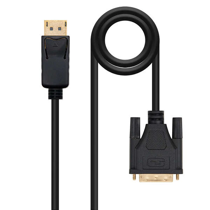 Nanocable Cable Conversor DisplayPort Macho a DVI Macho 2m - Color Negro 1