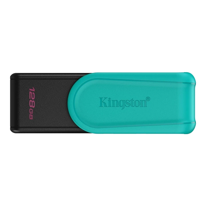 Kingston DataTraveler Exodia Memoria USB 128GB - USB 3.2 Gen 1 - Tapa Giratoria - Color Turquesa 1