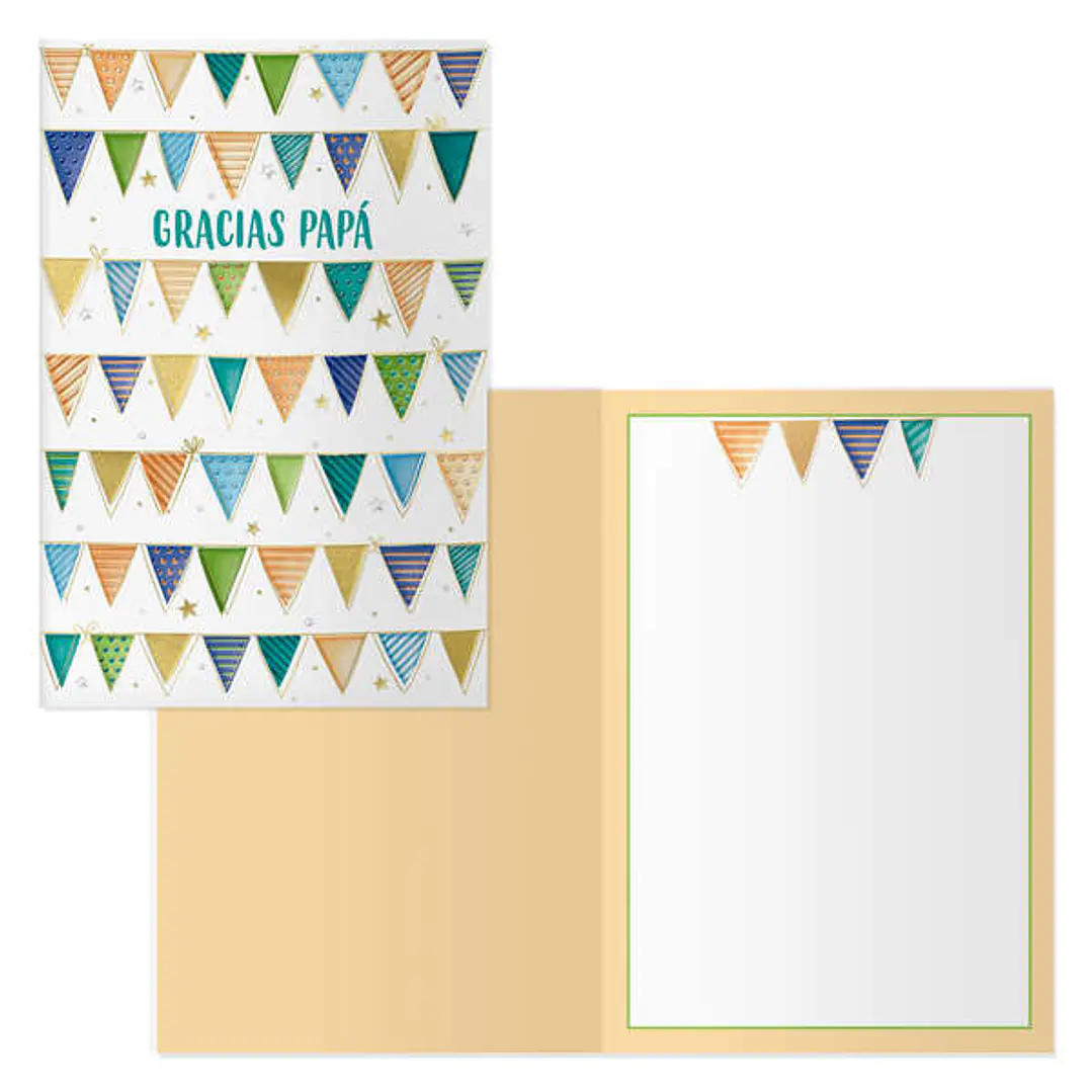 Dohe Pack de 6 Tarjetas de Felicitacion Dia del Padre - 11.5x17cm - Impresion a Todo Color - Estampaciones con Pelicula de Color - Papel Offset Blanco 1