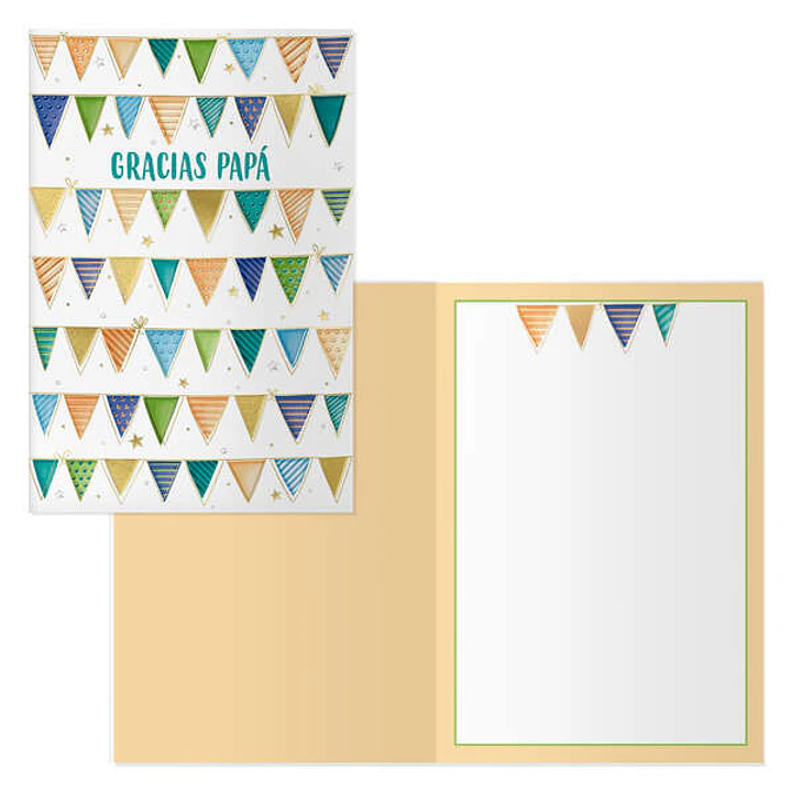 Dohe Pack de 6 Tarjetas de Felicitacion Dia del Padre - 11.5x17cm - Impresion a Todo Color - Estampaciones con Pelicula de Color - Papel Offset Blanco 1