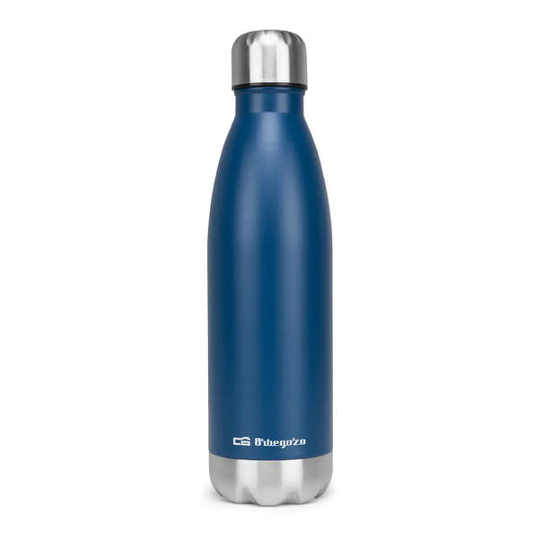 Orbegozo TRL 754 Botella Termo - Conserva Liquidos Frios y Calientes hasta 24 Horas - Capacidad 750ml - Acero Inoxidable - Libre de BPA - Diseño Ergon 1