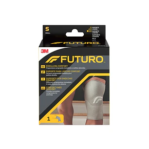 Futuro Comfort Rodillera - Talla S (30.5 - 36.8cm) - Transpirable - Elastico - Color Gris