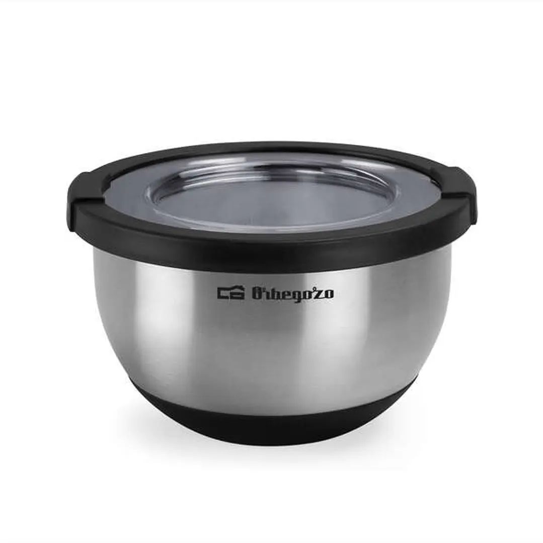 Orbegozo BOL de Acero Inoxidable BOA 1500 - Serie BOA - Duradero y Seguro - Capacidad 1.5L - Base Antideslizante - Libre de BPA - Apto para Lavavajill 1