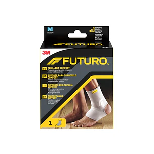 Futuro Comfort Tobillera - Talla M (31.8 - 38.1cm) - Transpirable - Elastico - Color Gris