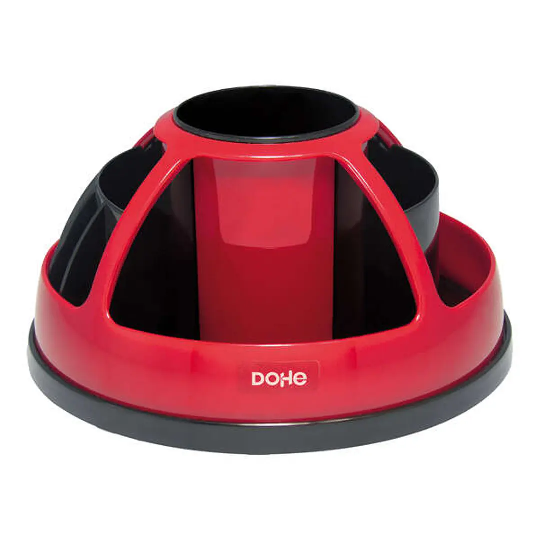 Dohe Organizador de Sobremesa Giratorio - Material de Maxima Calidad - Libre de Metales Pesados - Ideal para Ordenar Utensilios 1
