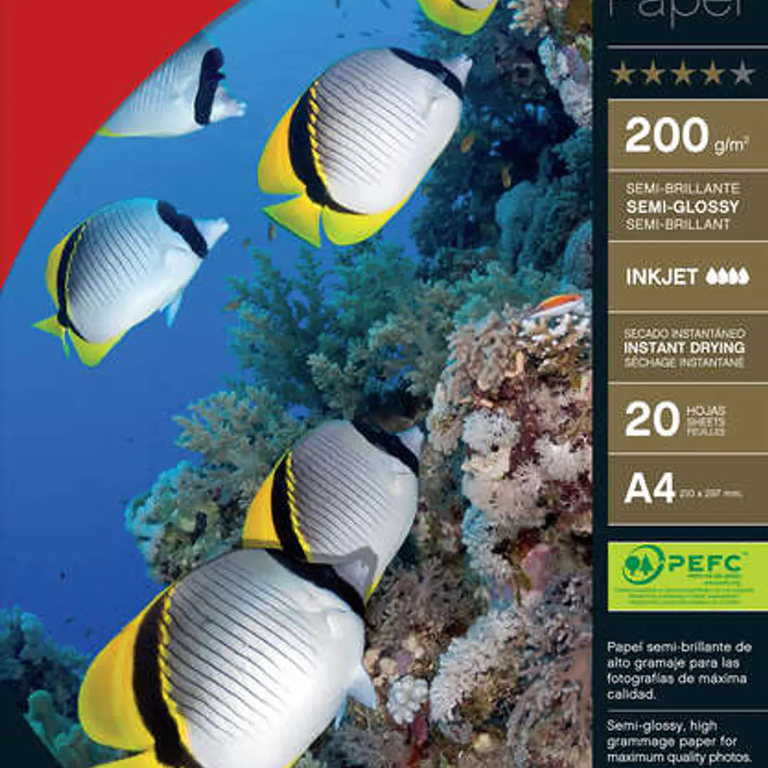 Apli Papel Fotografico Photosatin A4 200g 20 Hojas 1