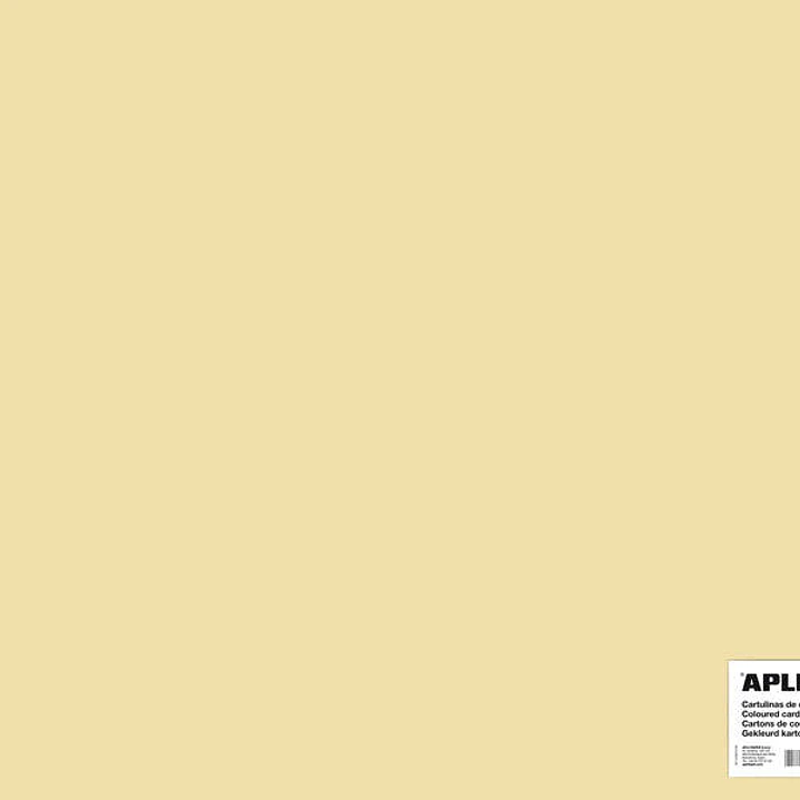 Apli Cartulina Crema 50 x 65cm 170g 25 Hojas 1