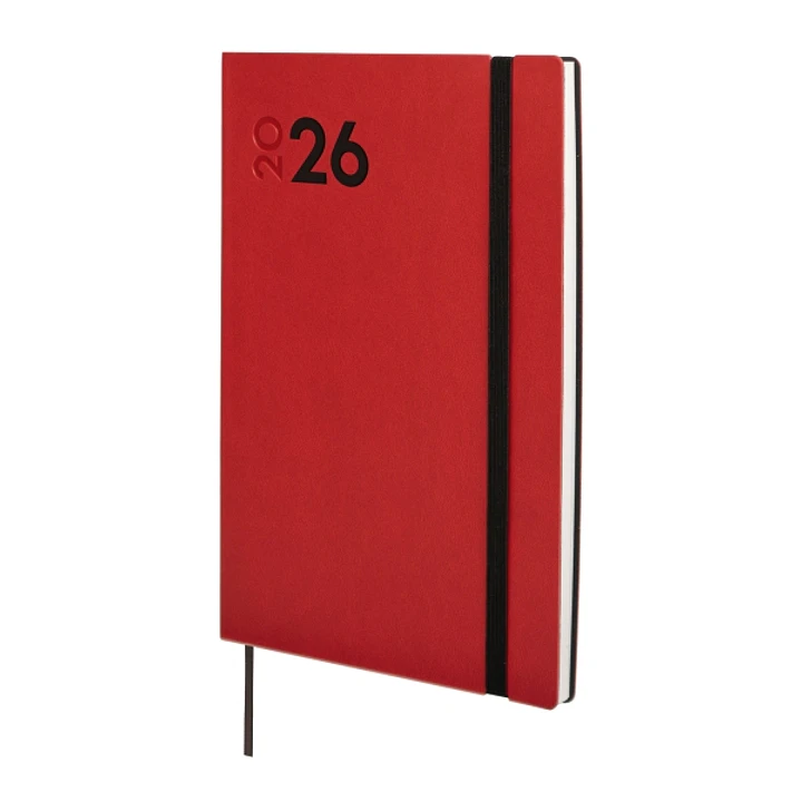 Finocam Dynamic Mara Agenda Profesional - Anual 2026 - Tapa Blanda - Cierre con Goma Elastica - Formato Y10 - 144x11x208mm - Semana Vista en Vertical  1